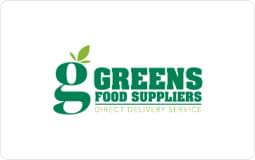 Логотип клиента Greens food supliers